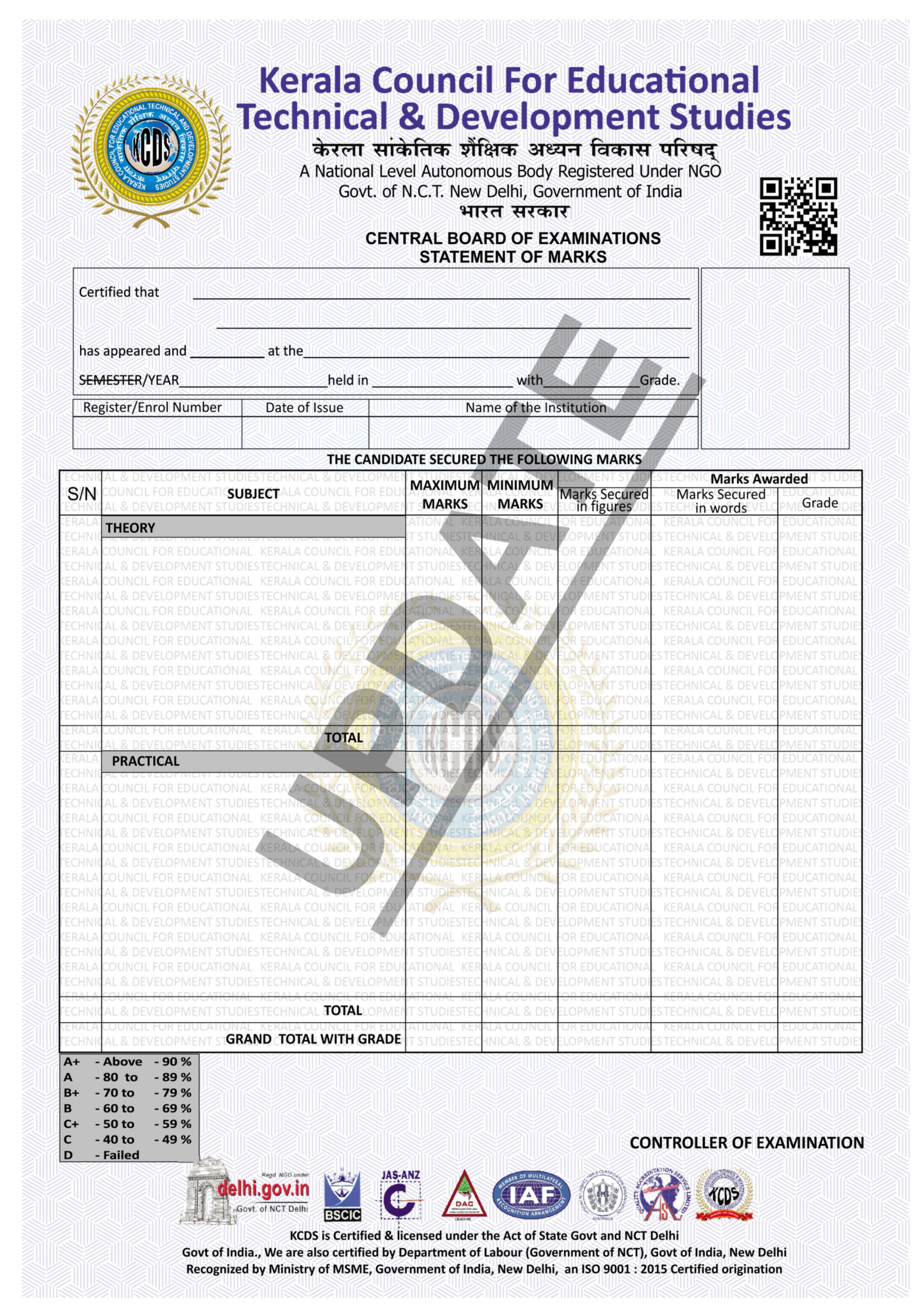 Certificate 1